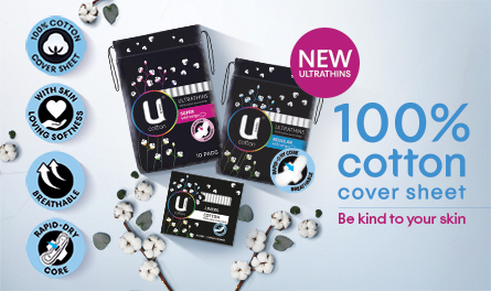 U by Kotex Cottons Range Icons Mobile