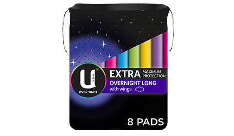U by Kotex Extra Protection Long Overnight Pads U by Kotex Extra Protection Long Overnight Pads