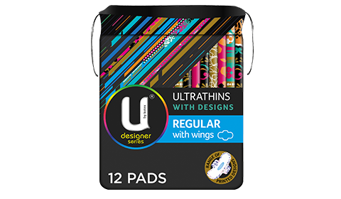 U by Kotex Designer Series Regular Ultrathin Pads with Wings U by Kotex Designer Series Regular Ultrathin Pads with Wings