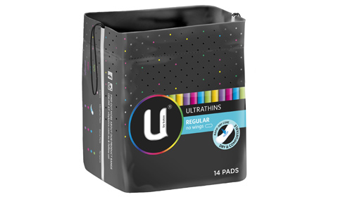 U by Kotex Regular Ultrathin Pads without Wings U by Kotex Regular Ultrathin Pads without Wings