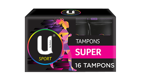 U by Kotex Sport Super Tampons U by Kotex Sport Super Tampons